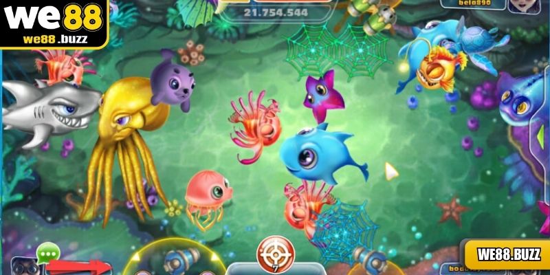 Chơi bắn cá đổi thưởng với không gian sôi động