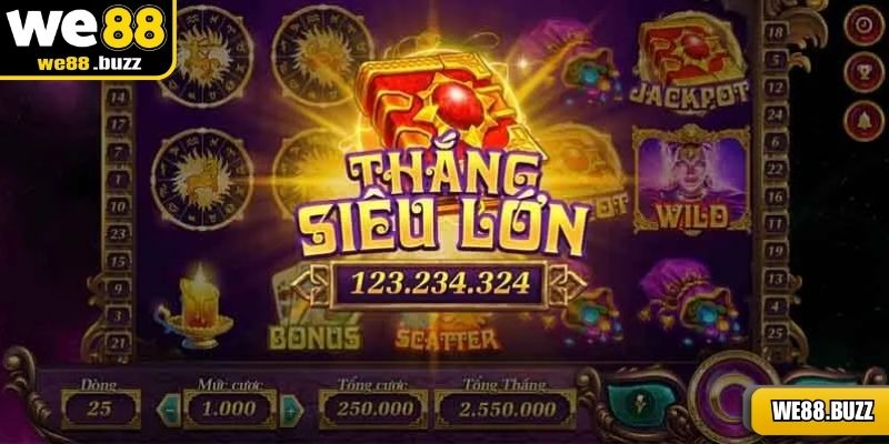 Biểu tượng quyền lực cùng vòng quay tạo cơ hội thưởng cao